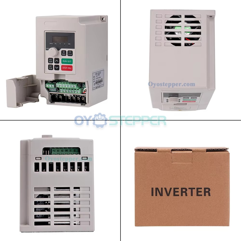 2.2KW CNC Spindle Motor Kit 80mm ER20 Air Cooled Spindle 24000RPM with 2.2KW VFD Inverter